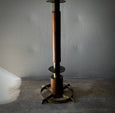 Jordi Villanova Wood and Brass Floor Lamp