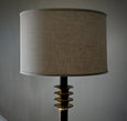 Jordi Villanova Wood and Brass Floor Lamp