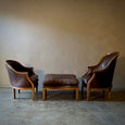 Duchesse Chairs With Ottoman