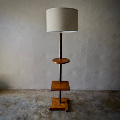 Oak Floor Lamp