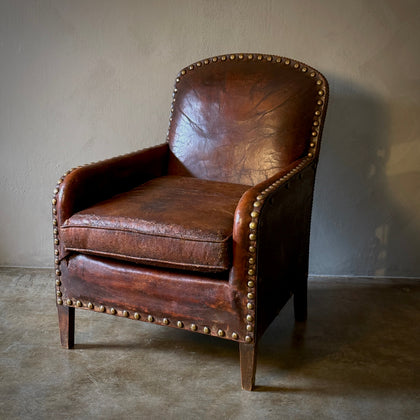 Leather Club Chair