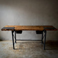 Metal and Wood Work Desk