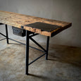 Metal and Wood Work Desk