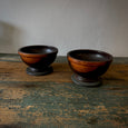 Pair of Lignum Vitae Bowls