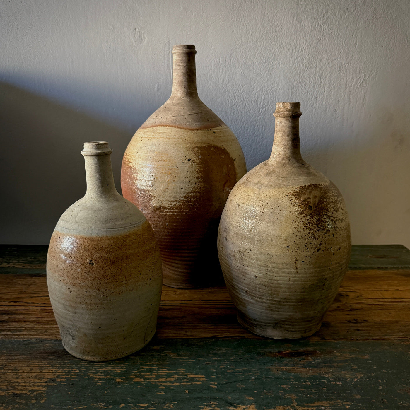 10 Stoneware Jugs