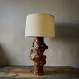 Primitive Wood Lamp