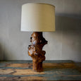 Primitive Wood Lamp