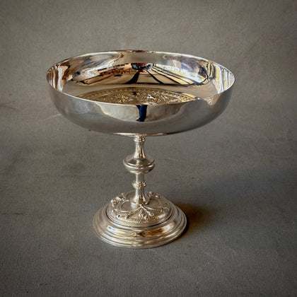 Silver footed bowl