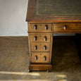 Leather Topped Desk in Walnut
