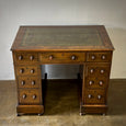 Leather Topped Desk in Walnut