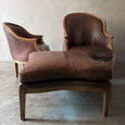 Duchesse Chairs With Ottoman