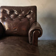 Leather Buttoned Daybed
