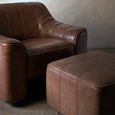De Sede Arm Chair and Ottoman