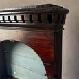 Victorian English Bookcase with Caned Doors