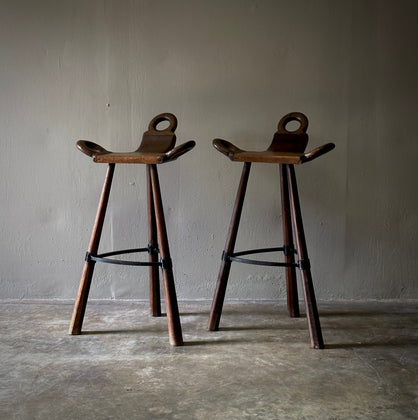 Pair of Spanish Stools