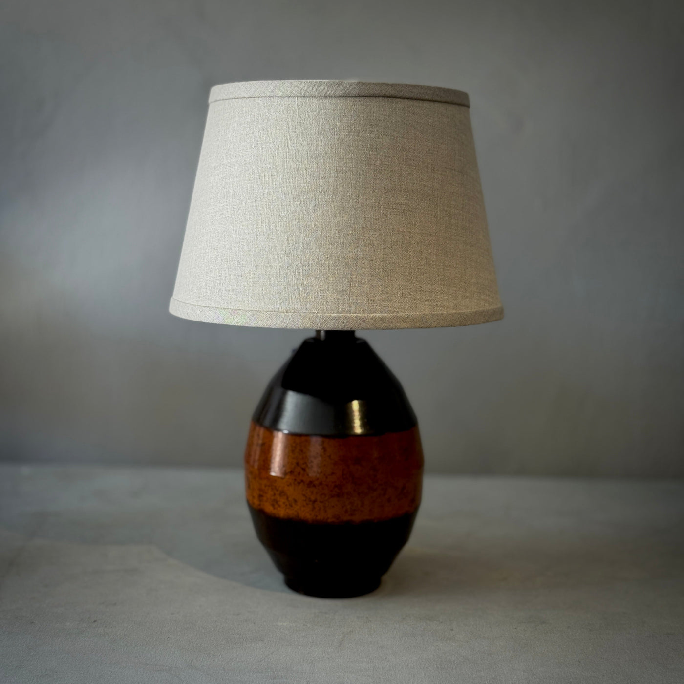 Turned Wooden Lamp