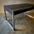 Metal and Leather Writing Table