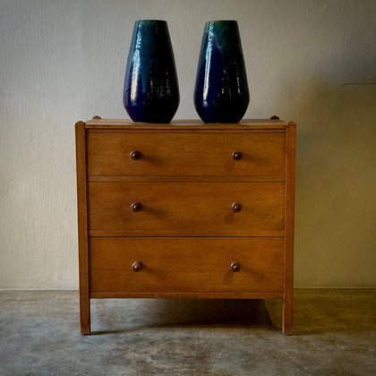 Early 20th Century White Oak Chest of Drawers by Heals