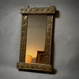 Copper and Brass Embossed Mirror