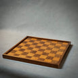 Inlaid Wooden Chess or Checker Board