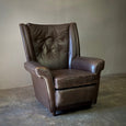 Wingback Leather Armchair