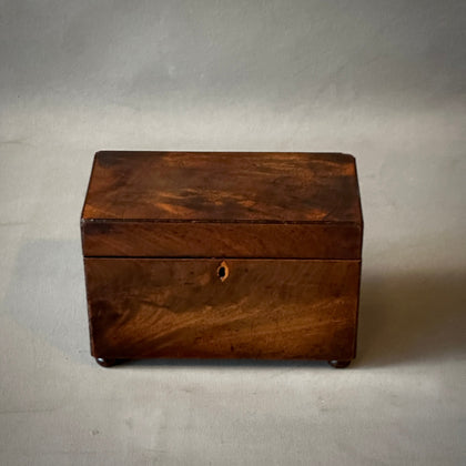 Walnut Tea Caddy Box